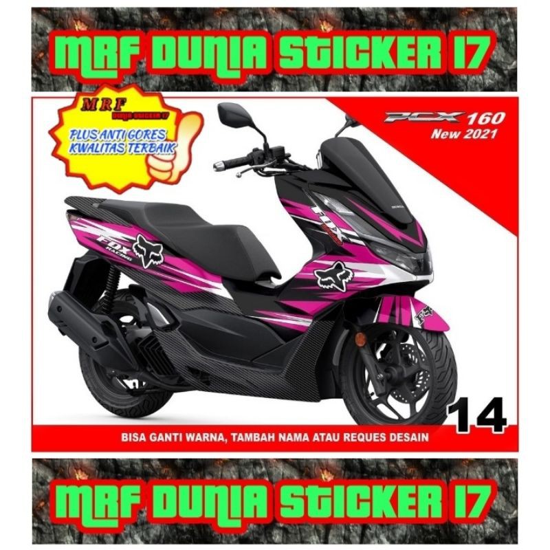 Sticker decal Honda PCX 160 Full Body decal Honda PCX 160 body Sticker Honda PCX 160 Full body 14