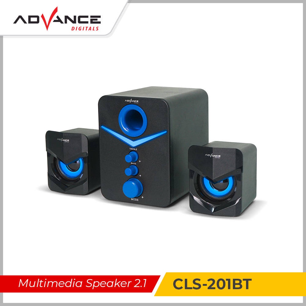 【READY STOCK】 Advance CLS-201 Speaker bluetooth Multimedia CLS-201BT Speaker Bluetooth ，Blue red with Bluetooth, black without Bluetooth