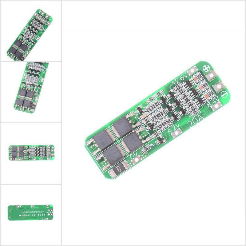 Skid Papan PCB BMS Pelindung Charger Baterai Li-ion 18650 3S 20A 12.6V