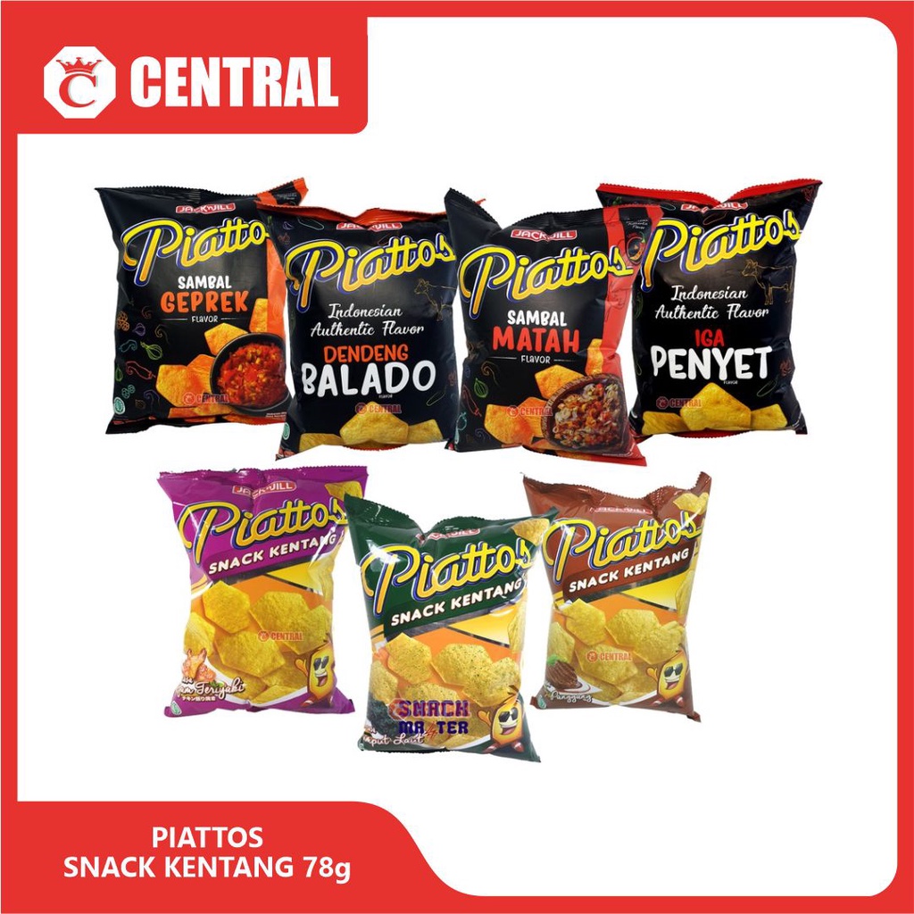 

PIATTOS SNACK KENTANG 120g/Centralbandung