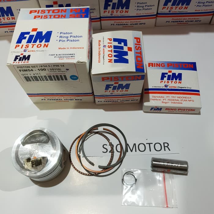 Piston Seher Kit Fim Izumi Fim54 Smash,Shogun Pin 14 Av6220