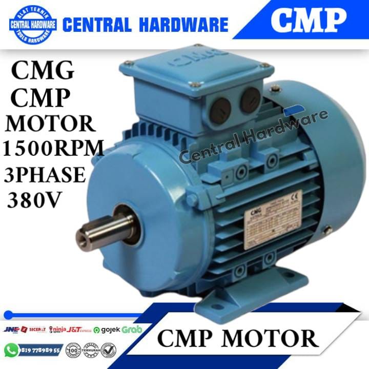 ELECTRIC MOTOR CMG/CMP 3KW/4HP/3PHASE220V/1500RPM/4P FRAME-100LB