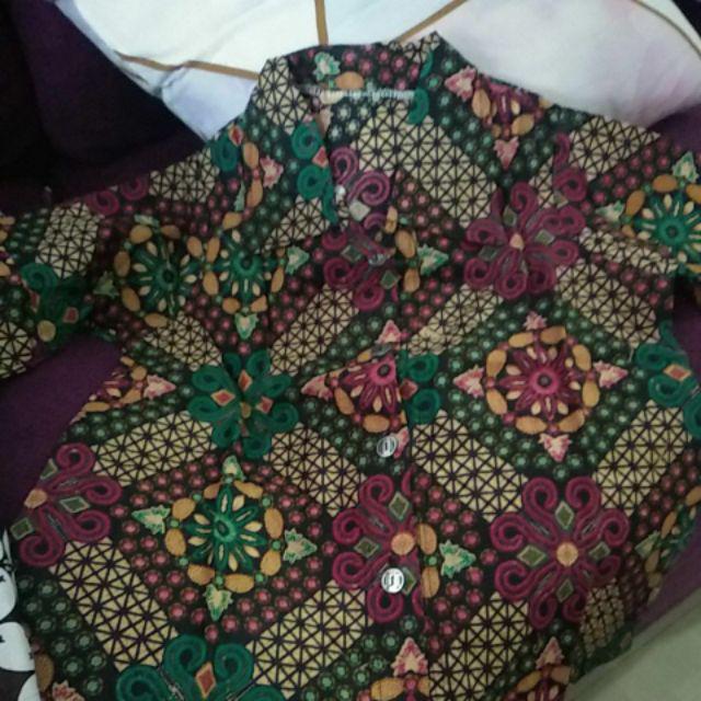 Kemeja Batik Anak Cewek Blus Batik Anak Atasan Batik Anak Cewek Buat Sekolah Sopan Dan Lucu Modern