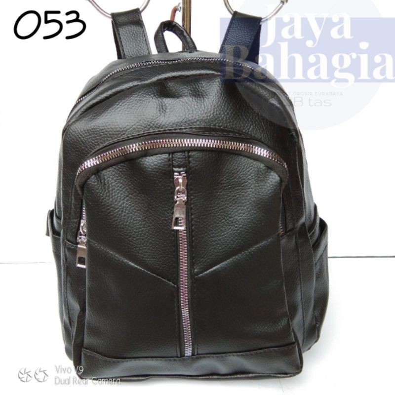 TAS RANSEL WANITA IMPORT BAHAN KULIT SINTETIS ANTI AIR