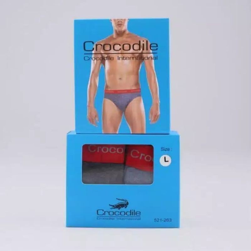 CROCODILE CD PRIA dewasa 521- 263 Sekotak isinya 2Pcs