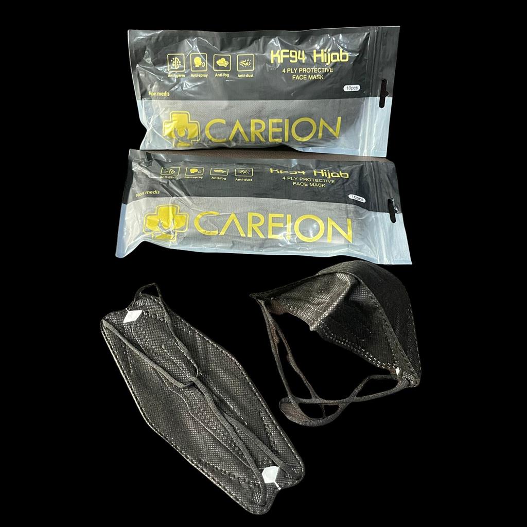 MASKER KF 94 HIJAB MASKER KF94 HEADLOOP CAREION 3D 4PLY ISI 10