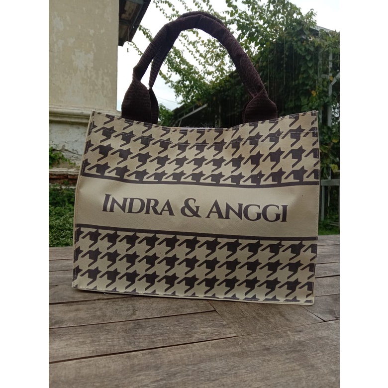 Diana Bag Totebag Souvenir Pernikahan Undangan Ucapan Terima Kasih Wedding Nikah Pertunangan