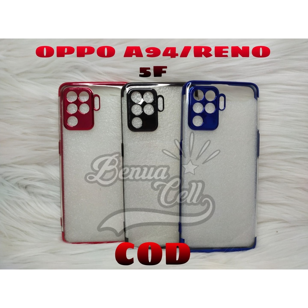 OPPO RENO 5F , A95 4G SOFTCASE SHINING CHROME PREMIUN OPPO A95 4G RENO 5F - BC