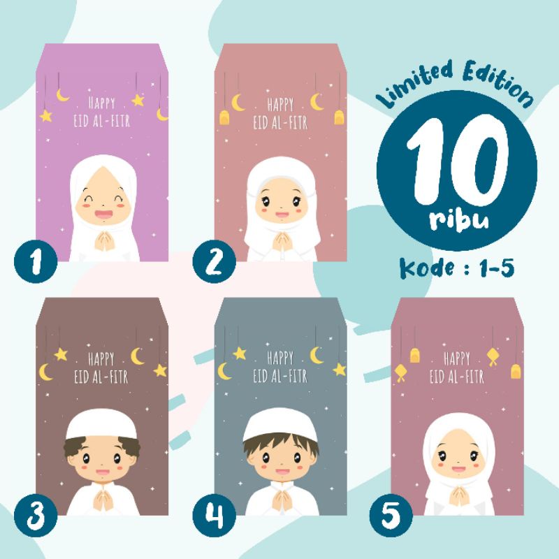 

[BISA COD] Amplop Lebaran Cute Edition (1Pack isi 10pcs + Bonus 2pcs)