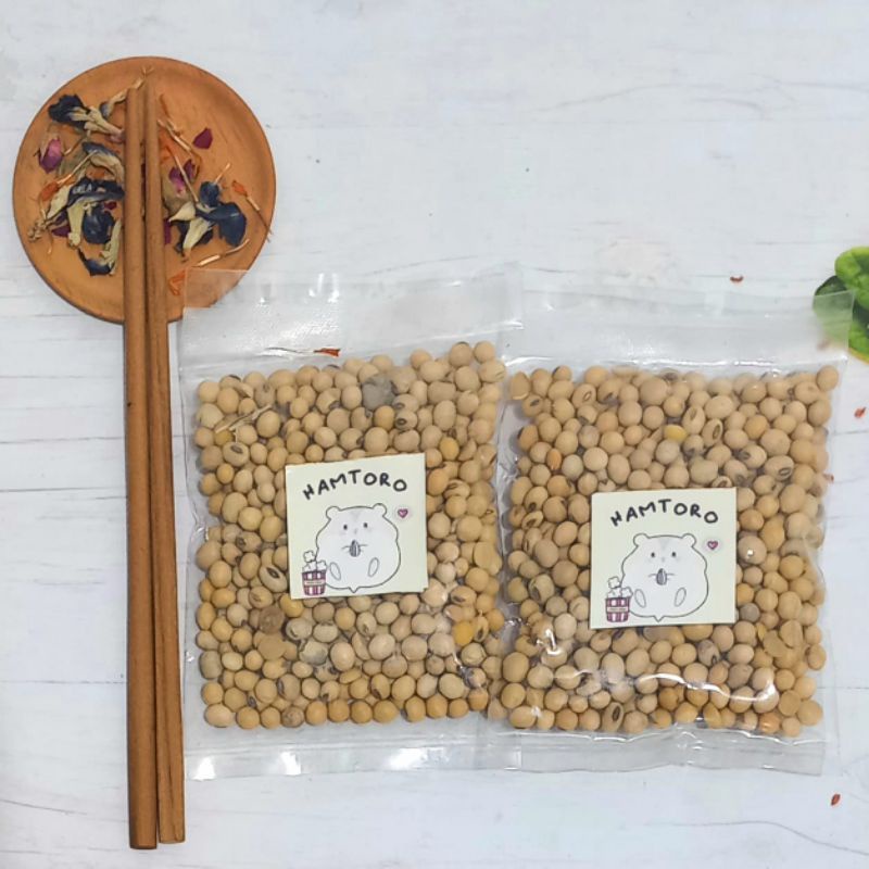 Kacang Kedelai 100g Makanan Hamster Soybean Untuk Hamster Menyusui