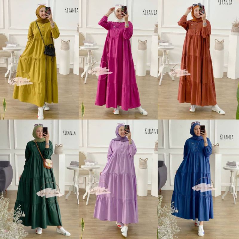 KIRANIA MIDI DRESS / GAMIS KIRANIA MIDIDRESS