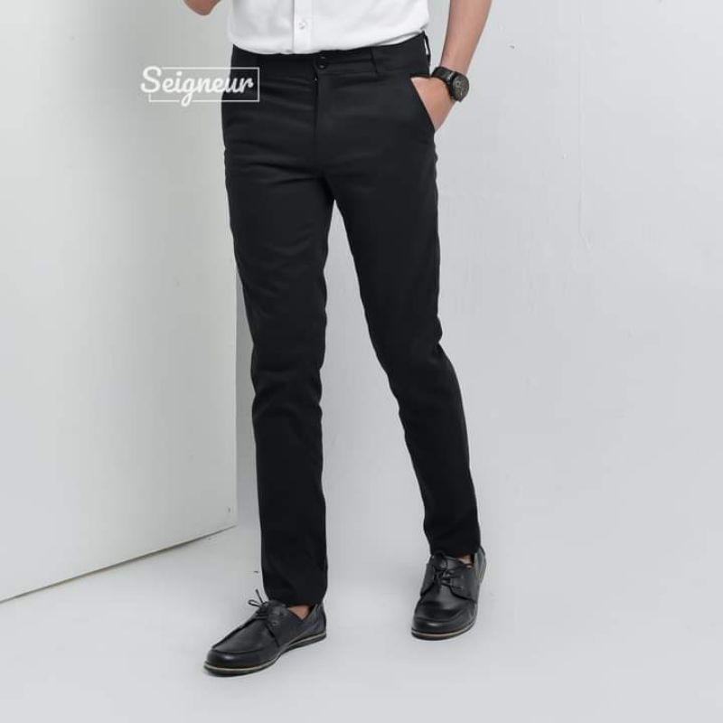 CELANA PANJANG PRIA CHINO ORIGINAL SEIGNEUR - CELANA FORMAL CASUAL KANTOR - CHINO PANTS DISTRO