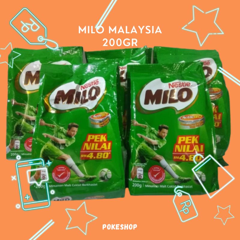 

Milo Malaysia Original - 200gr ✔️ Asli Malaysia - Ready!