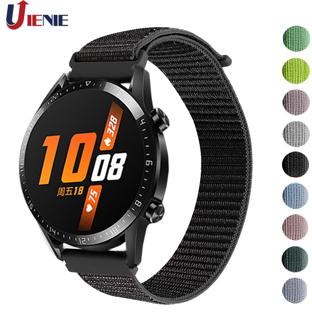 Strap Nilon 22mm untuk Huawei Watch GT2 GT 46mm / Honor