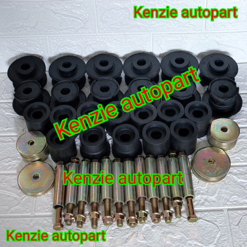 KARET KABIN BODY SET ISUZU PANTHER KAPSUL TOURING WAGON MINIBUS 70PCS