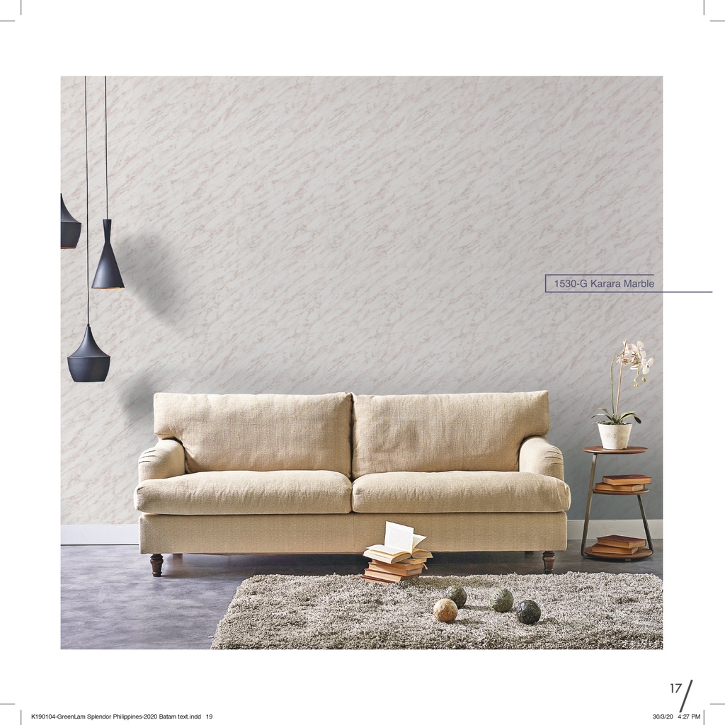 Hpl lapisan furniture Splendor type Pattern