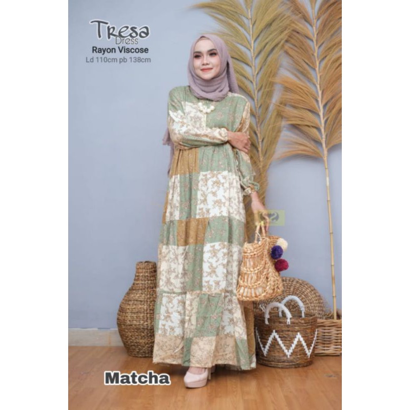 PROMO HOMEYDRESS/DRESS/GAMIS TRESA RAYON VISCOSE