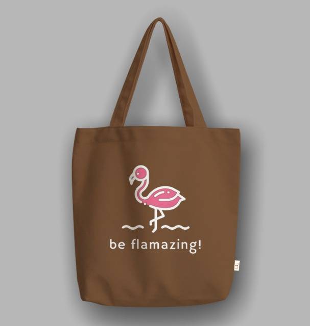 &quot;Messy&quot; Tote Bag Semi Canvas be Flamazing!