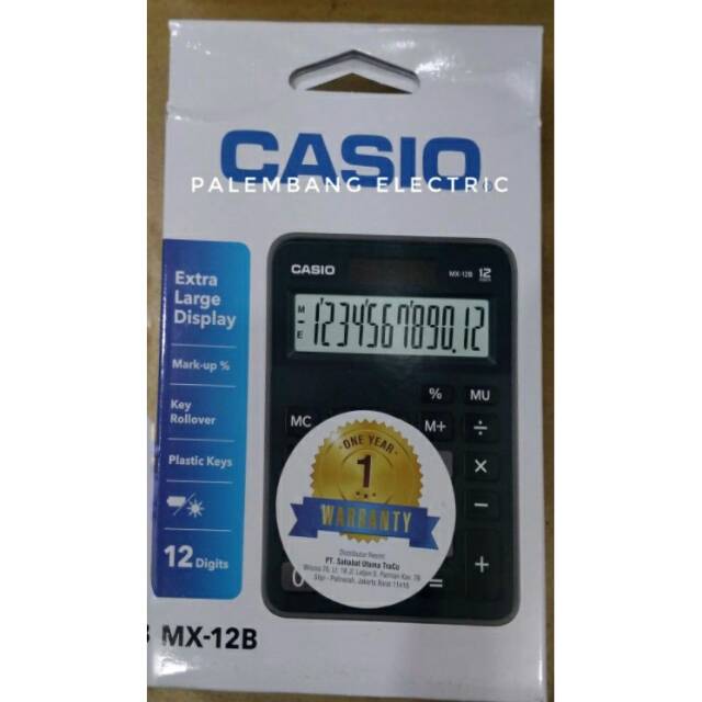 

Kalkulator Casio MX-12B mx12b large display 12 digit ORI