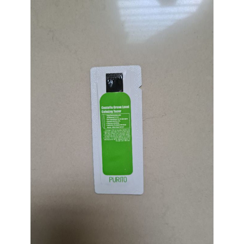 PURITO CENTELLA GREEN LEVEL CALMING TONER MINI SAMPLE SACHET TRAVEL SIZE