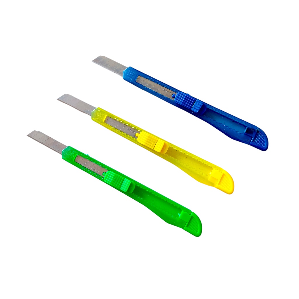 

Pisau cutter Kater Kecil Warna transparan cutter mini