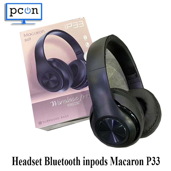 Headset Bluetooth inpods Macaron P33 / Headphone Inpods Macaron