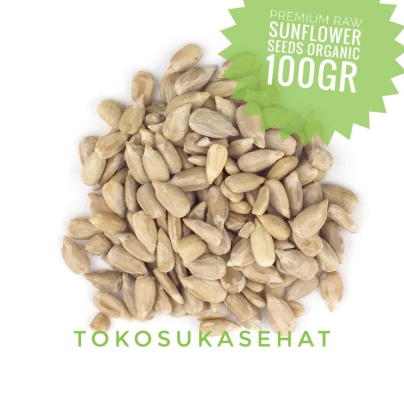 

Sunflower Seed Organic -100gram ( Kuaci Kupas - Biji Bunga Matahari - Sunflower Seeds Organik )