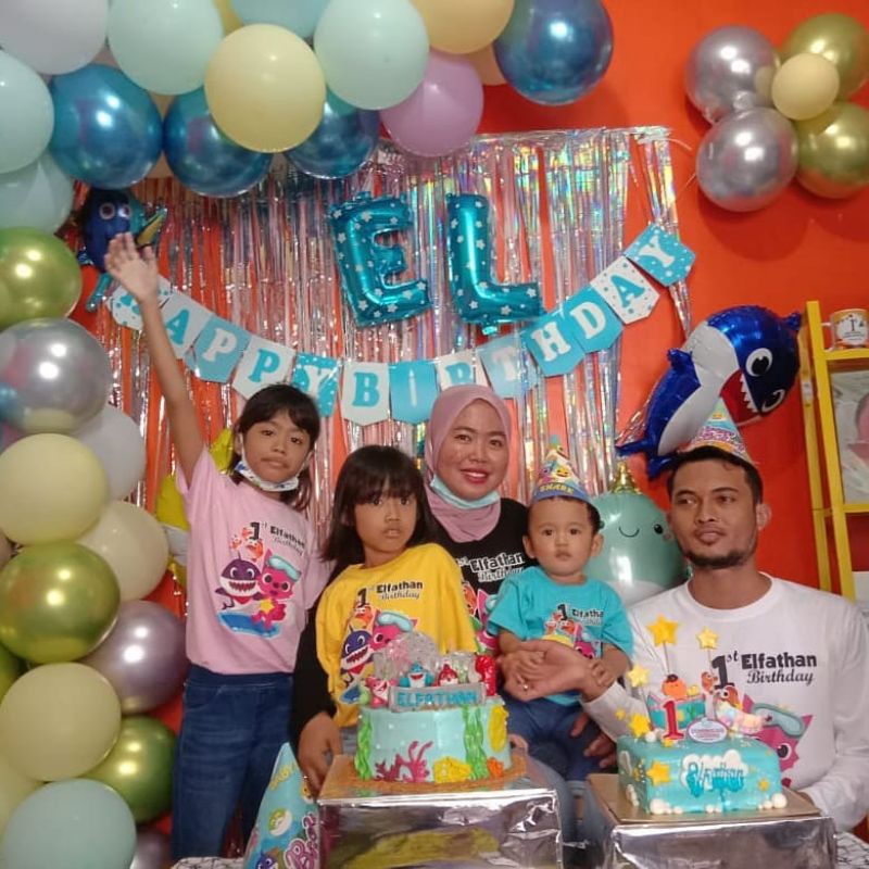 kaos ultah baby shark / kaos couple family/ kaos baby shark couple / kaos baby shark couple / family