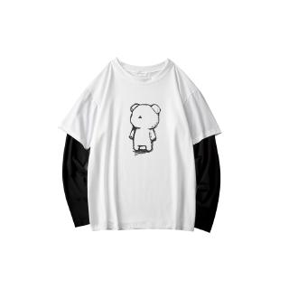  Kaos  T shirt Lengan  Panjang  Round Neck Tipis Untuk Pria  