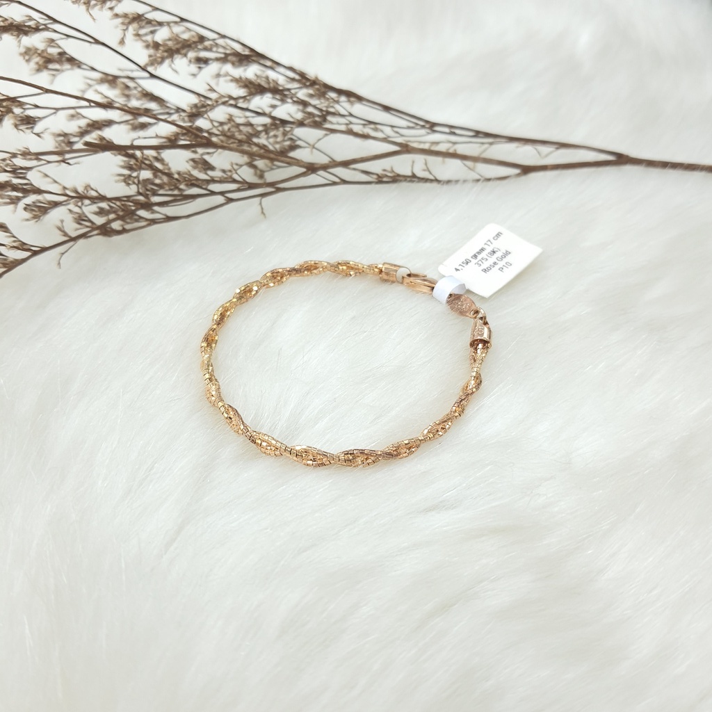 LMG GELANG EMAS KEPANG - 375 9K - ROSE GOLD