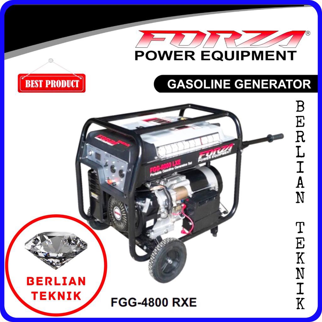 Gasoline Generator Mesin Genset Bensin Forza 4800 / 2500 Watt Starter