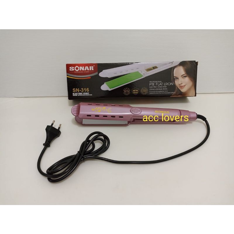 catok rambut lurus sonar sn316 catokan pelurus rambut sonar sn 316 original