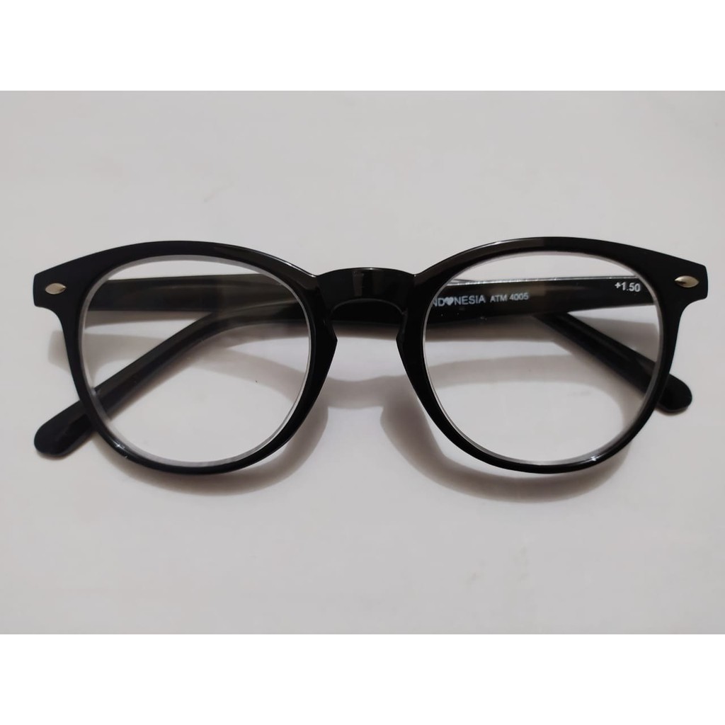MODEL TERBARU !! Kacamata Baca Plus  (+) Pria / Wanita +1.00 s/d +3.00 WARNA hitam dan coklat