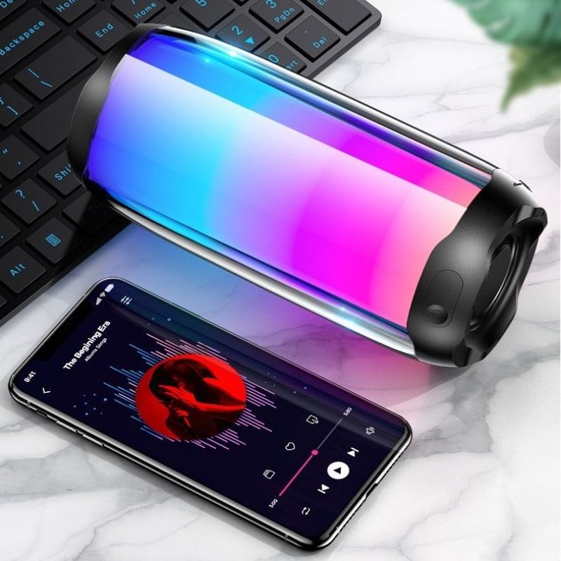 【33LV.ID】Speaker Pluse 4 Portable Bluetooth Speaker with LED Lightshow+IPX7