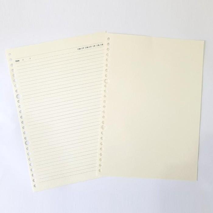 

Binder | Bookpaper B5/ Dotted/ Grid/ Loose Leaf Kertas Binder/ Isi Notes Kualitas Terbaik