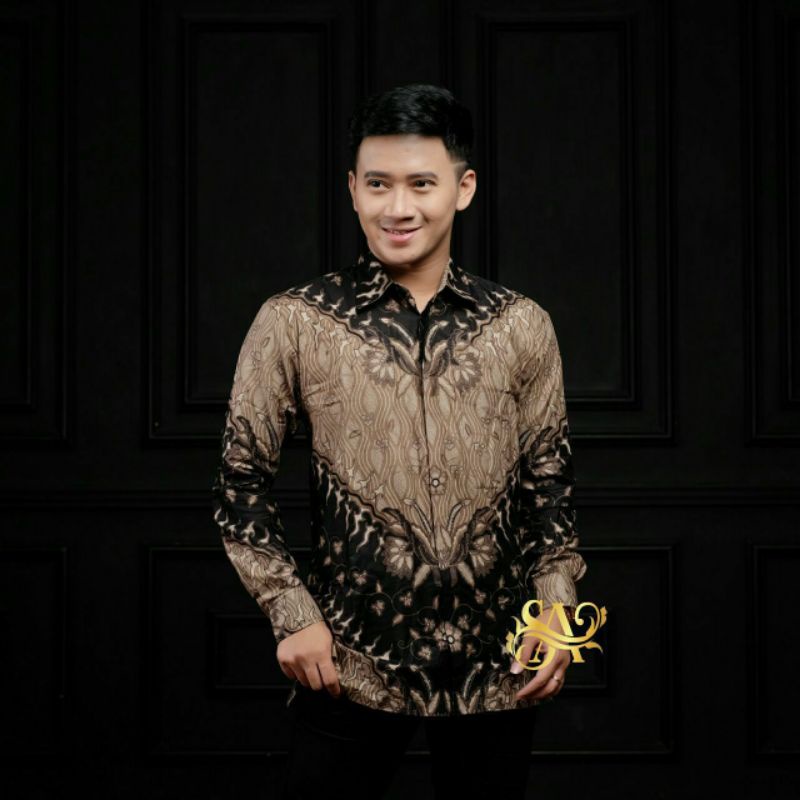 KEMEJA BATIK PRIA LENGAN PANJANG SIZE M L XL XXL BSWART Batik HRB026 kenango hem