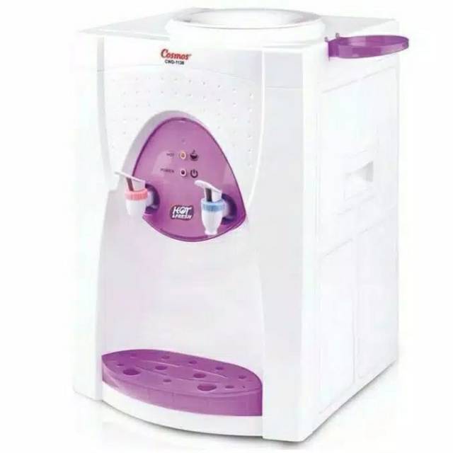 DISPENSER PANAS BIASA COSMOS CWD 1170 BIRU 1138 UNGU HOT NORMAL DISPENSER MEJA