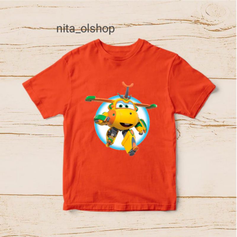 baju superwings baju anak karakter baju super wings