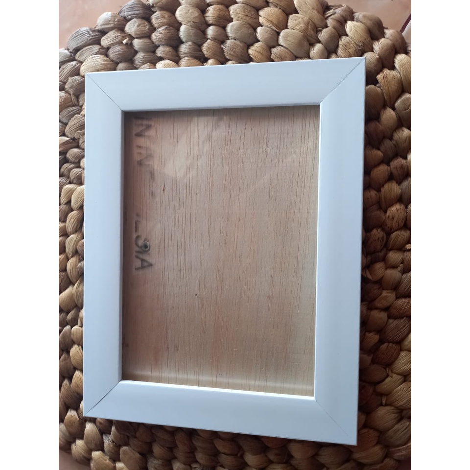 PIGURA 5R Kado unik tanpa foto hitam Hadiah Ulang Tahun Anniversary Wedding Graduation (FLOWER IN FRAME)-HANYA FRAME