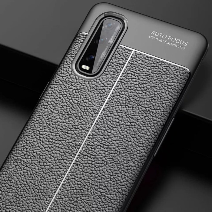 LEATHER CASE REALME 7 -REALME NARZO 20 PRO - TPU AUTO FOCUS EMBOSS SOFTCASE