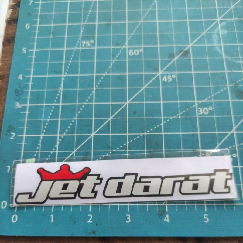 stiker printing jet darat - cutting stiker jet darat