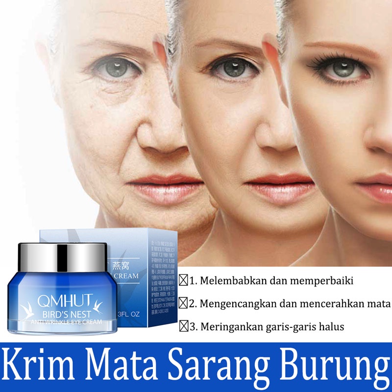 35g Eye cream Krim mata panda cream mata panda dan kantung mata Dark circle eye cream Menyehatkan area mata Lembut dan halus Menyamarkan garis mata dan lingkaran hitam Meringankan kantung mata dan butiran lemak Kurangi efek cahaya biru