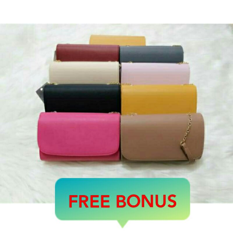 PROMO TAS MURAH BISA (COD) TAS SLEMPANG WANITA MINI MURAH H&M / TAS RANTAI MURAH