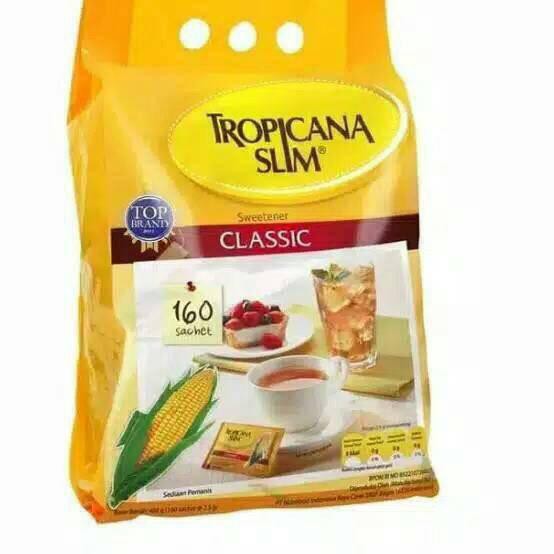 

SALE!! KODE-597 TROPICANA SLIM SWEETENER CLASSIC 160 sachet