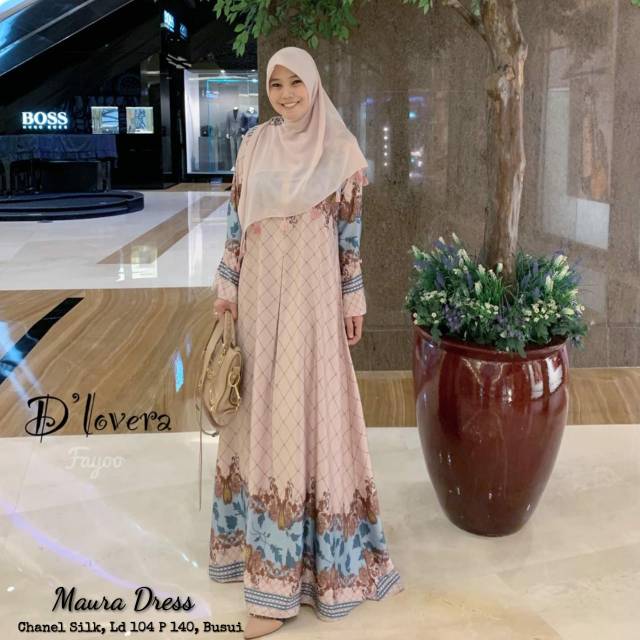 MAURA DRESS SILK ORI D'LOVERA