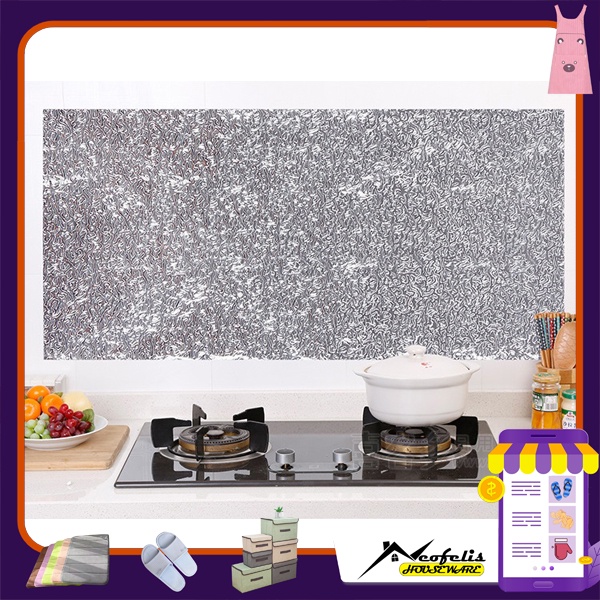 Sticker Dinding Aluminium Foil / Wallpaper Dapur - PR0122