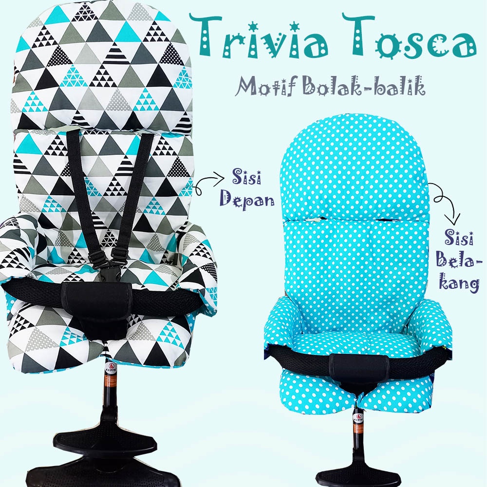 TRIVIA TOSCA - STROLLER PAD untuk model roda 4/5 Alas stroller Exotic lw 120, pasific,ezzy,baobaohao