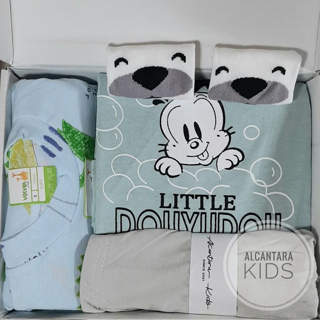 Hampers Bayi VELVET JUNIOR Kado Lahiran Hampers Baby Hampers Bayi Perempuan Laki Laki Hampers Baby Velvet Junior Termurah-HAMPERS SNOOPY