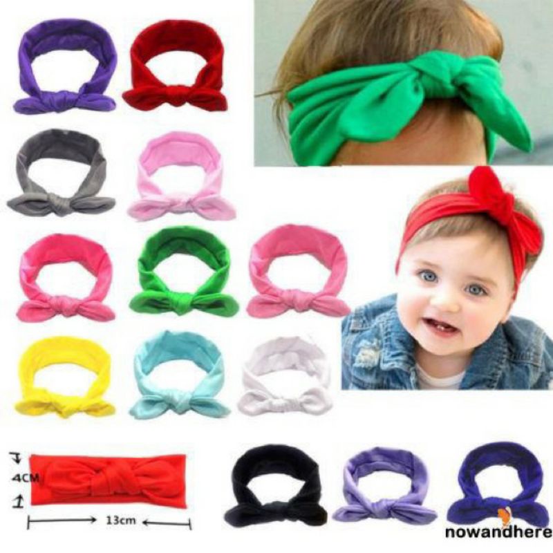 BANDANA PITA POLOS ANAK / BANDO ANAK / BANDANA BAYI / BANDO BAYI / HEADBAND ANAK