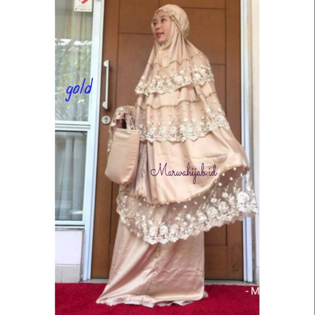 MUKENA  PRADA RENDA BRUKAT||MUKENA BRUKAT RENDA PITA||MUKENA ZAHRA SUSUN 3